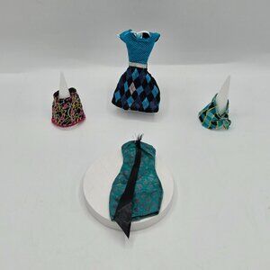 Monster High Doll Clothes Bundle: Frankie Stein Argyle Dress Nefera de Nile Boo